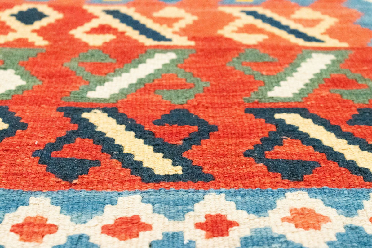 Tapis de couloir Tapis Kelim - Oriental - 203 x 65 cm - orange