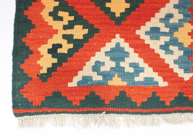 Tapis de couloir Tapis Kelim - Oriental - 207 x 62 cm - orange