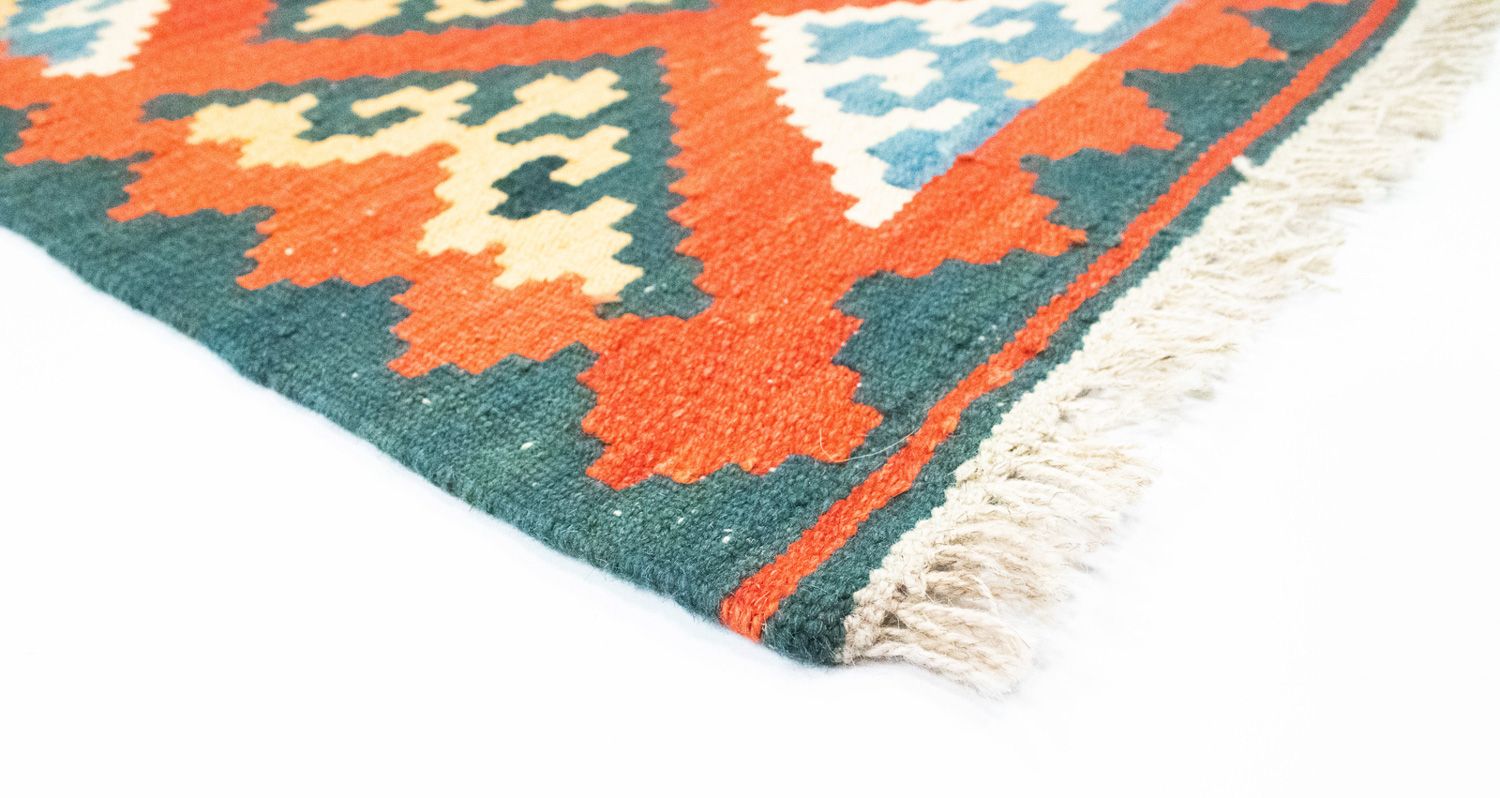 Tapis de couloir Tapis Kelim - Oriental - 207 x 62 cm - orange