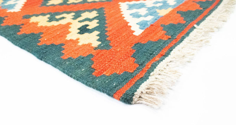 Tapis de couloir Tapis Kelim - Oriental - 207 x 62 cm - orange