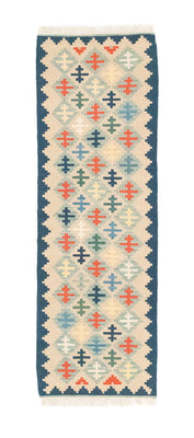 Tapis de couloir Tapis Kelim - Oriental - 193 x 61 cm - beige