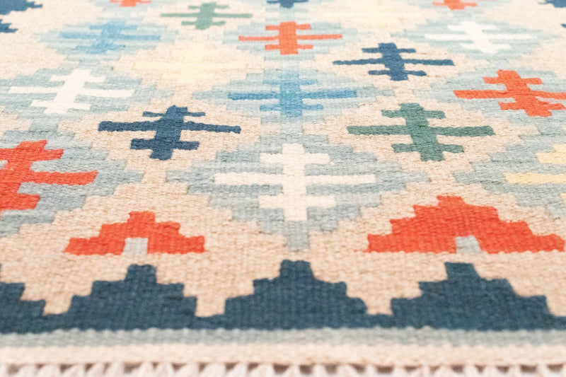 Tapis de couloir Tapis Kelim - Oriental - 193 x 61 cm - beige