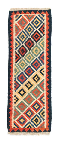 Tapis de couloir Tapis Kelim - Oriental - 182 x 62 cm - beige