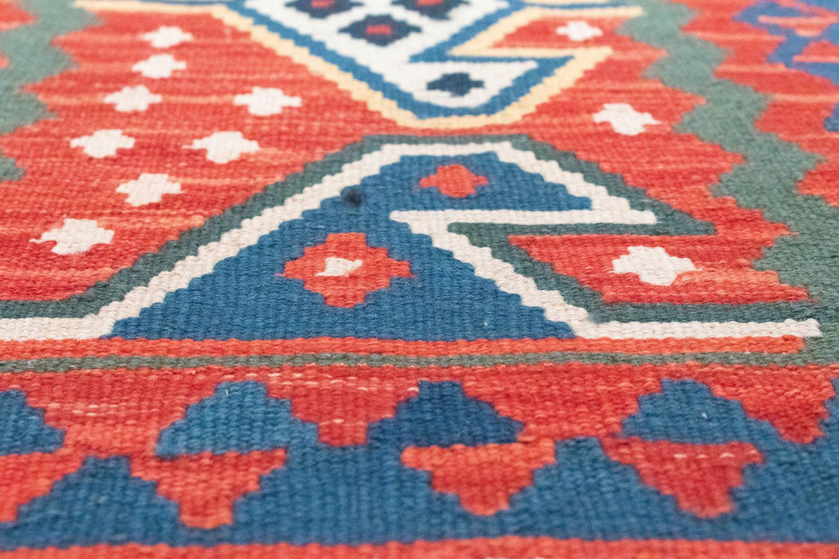 Tapis de couloir Tapis Kelim - Oriental - 194 x 64 cm - orange