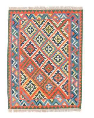 Tapis Kelim - Oriental - 196 x 150 cm - orange