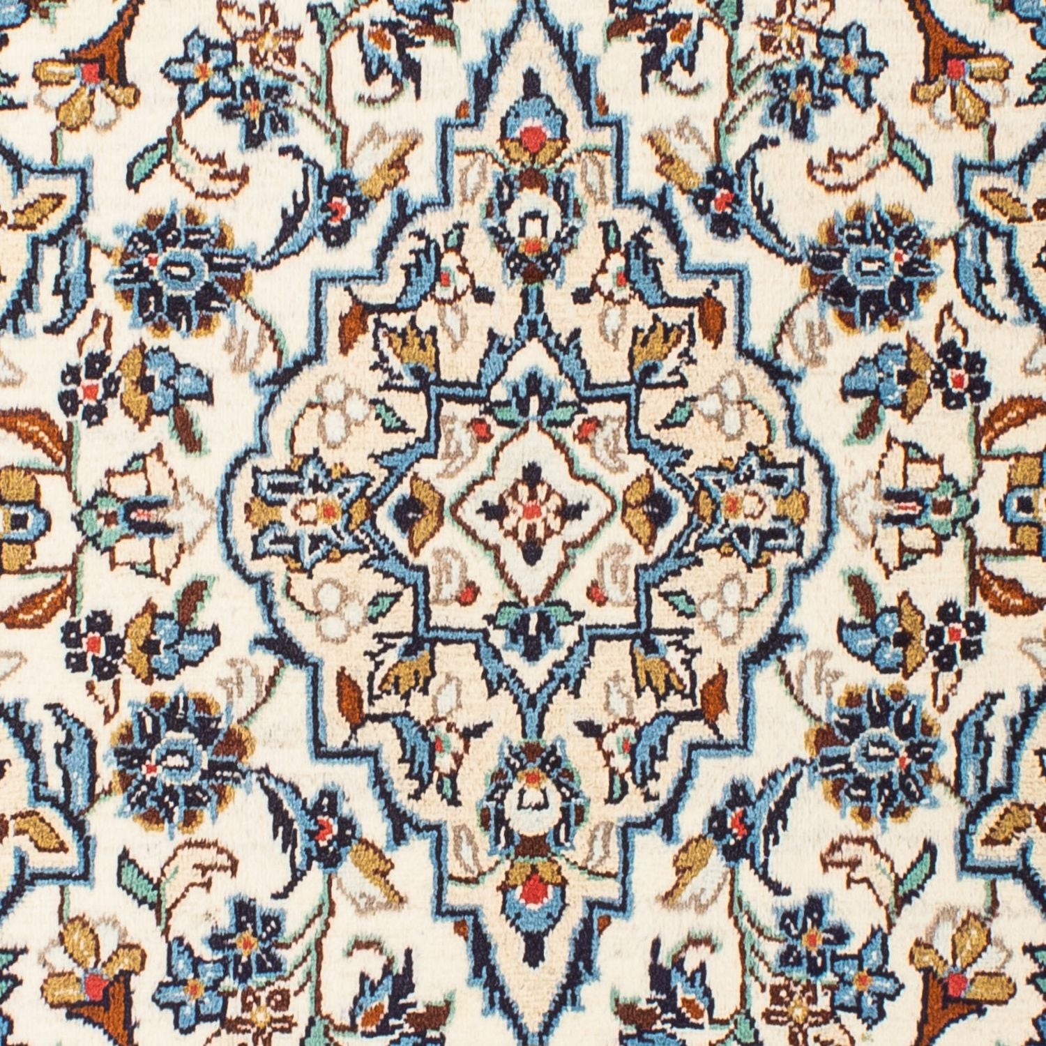 Tapis persan - Keshan - 154 x 100 cm - beige