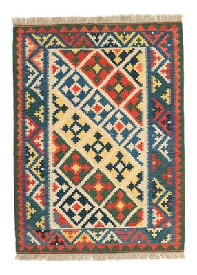 Tapis Kelim - Oriental - 200 x 147 cm - bleu