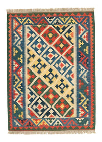 Tapis Kelim - Oriental - 200 x 147 cm - bleu