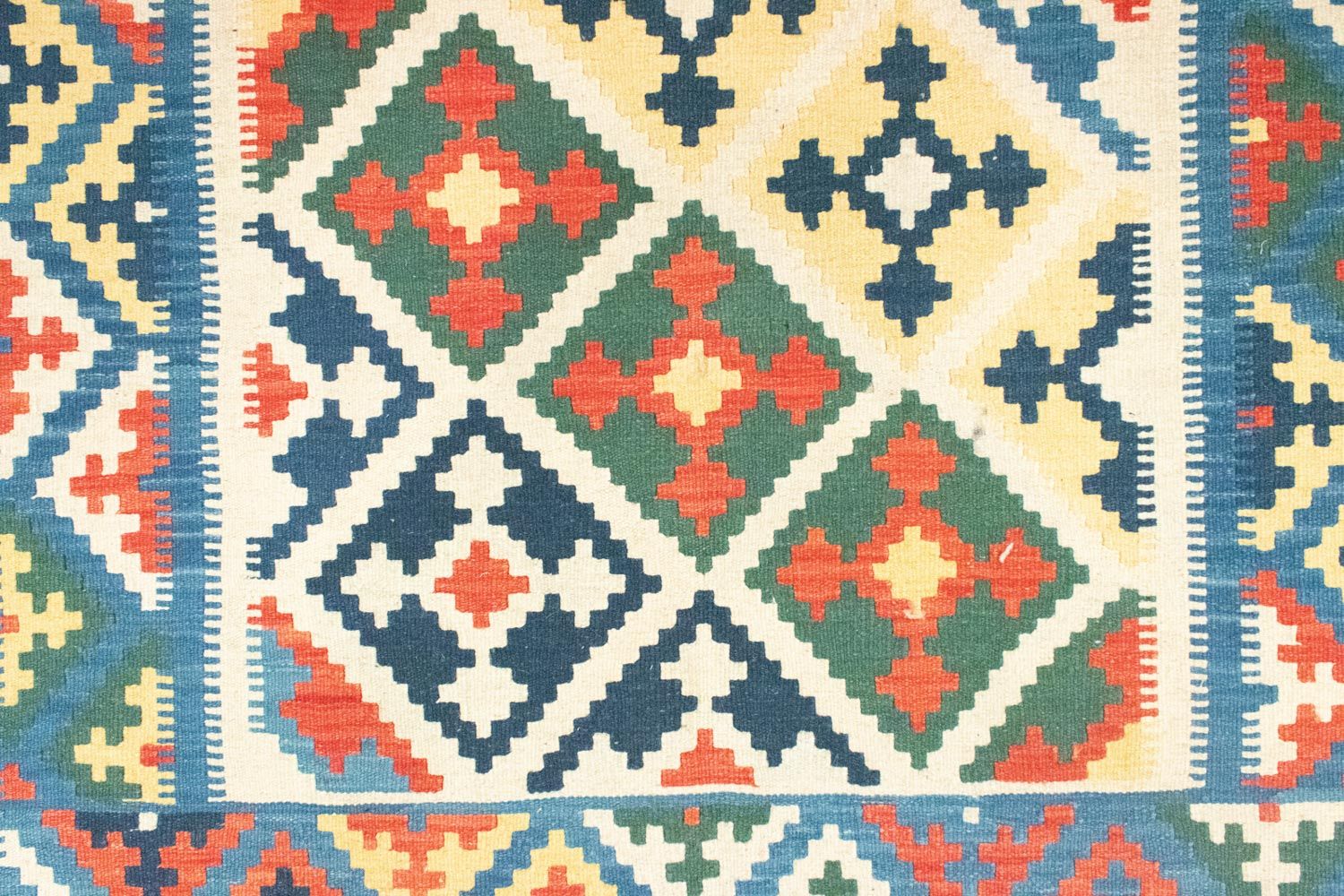 Tapis Kelim - Oriental - 200 x 147 cm - bleu