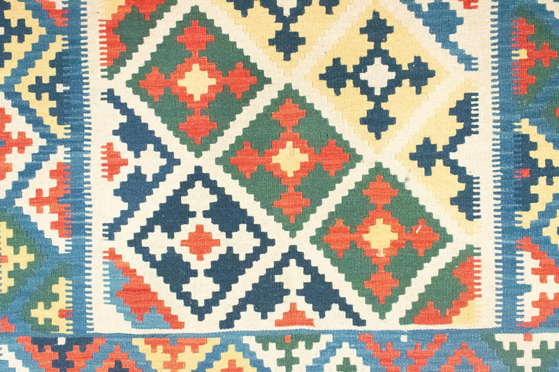 Tapis Kelim - Oriental - 200 x 147 cm - bleu