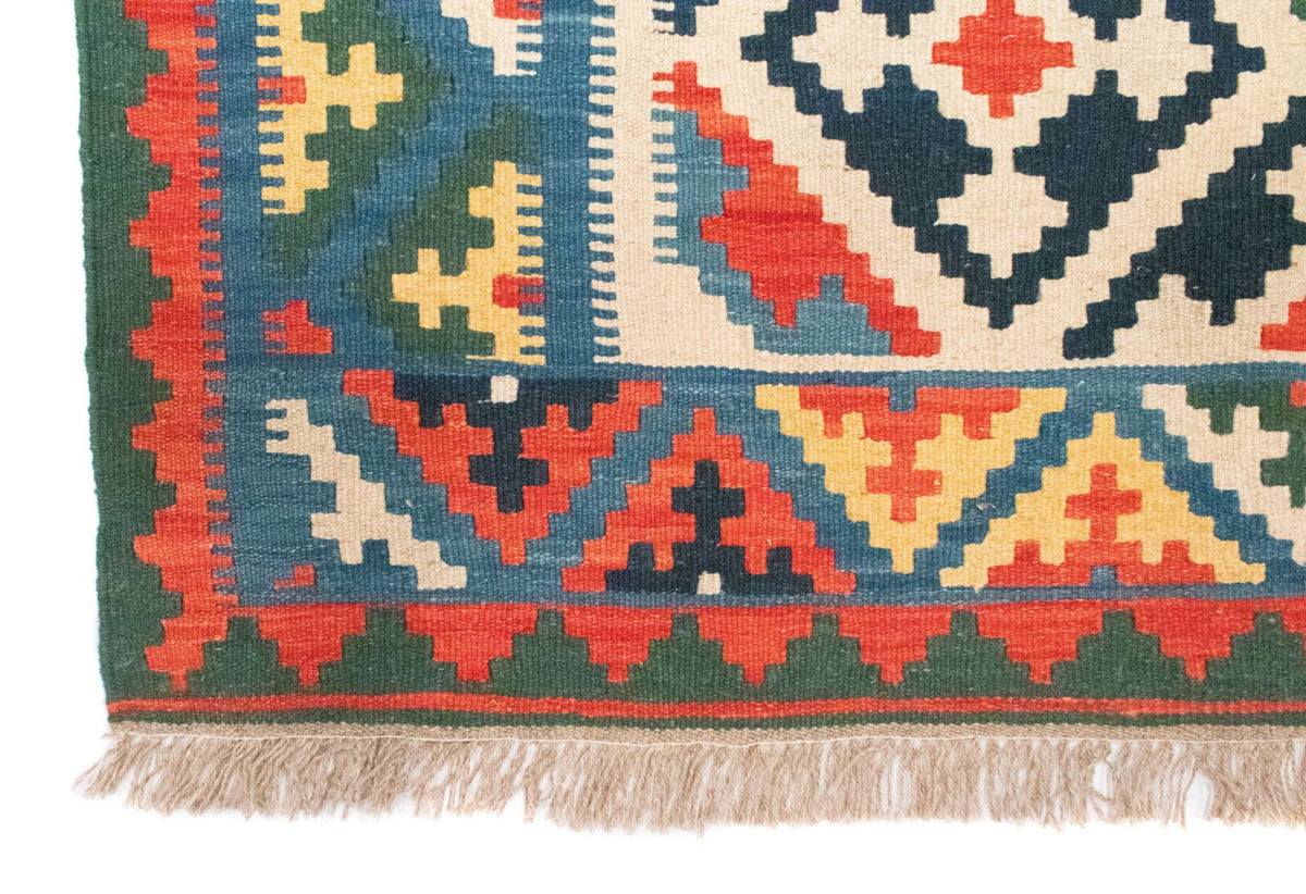 Tapis Kelim - Oriental - 200 x 147 cm - bleu