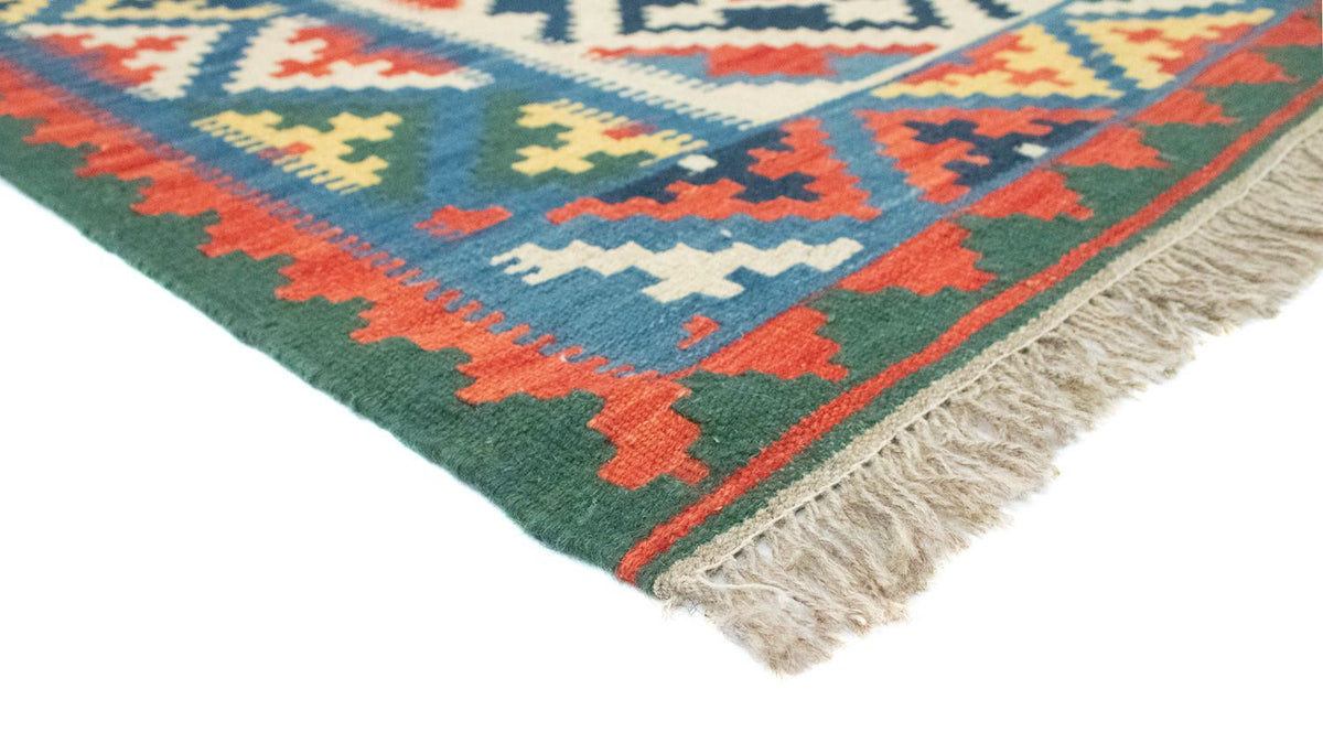 Tapis Kelim - Oriental - 200 x 147 cm - bleu