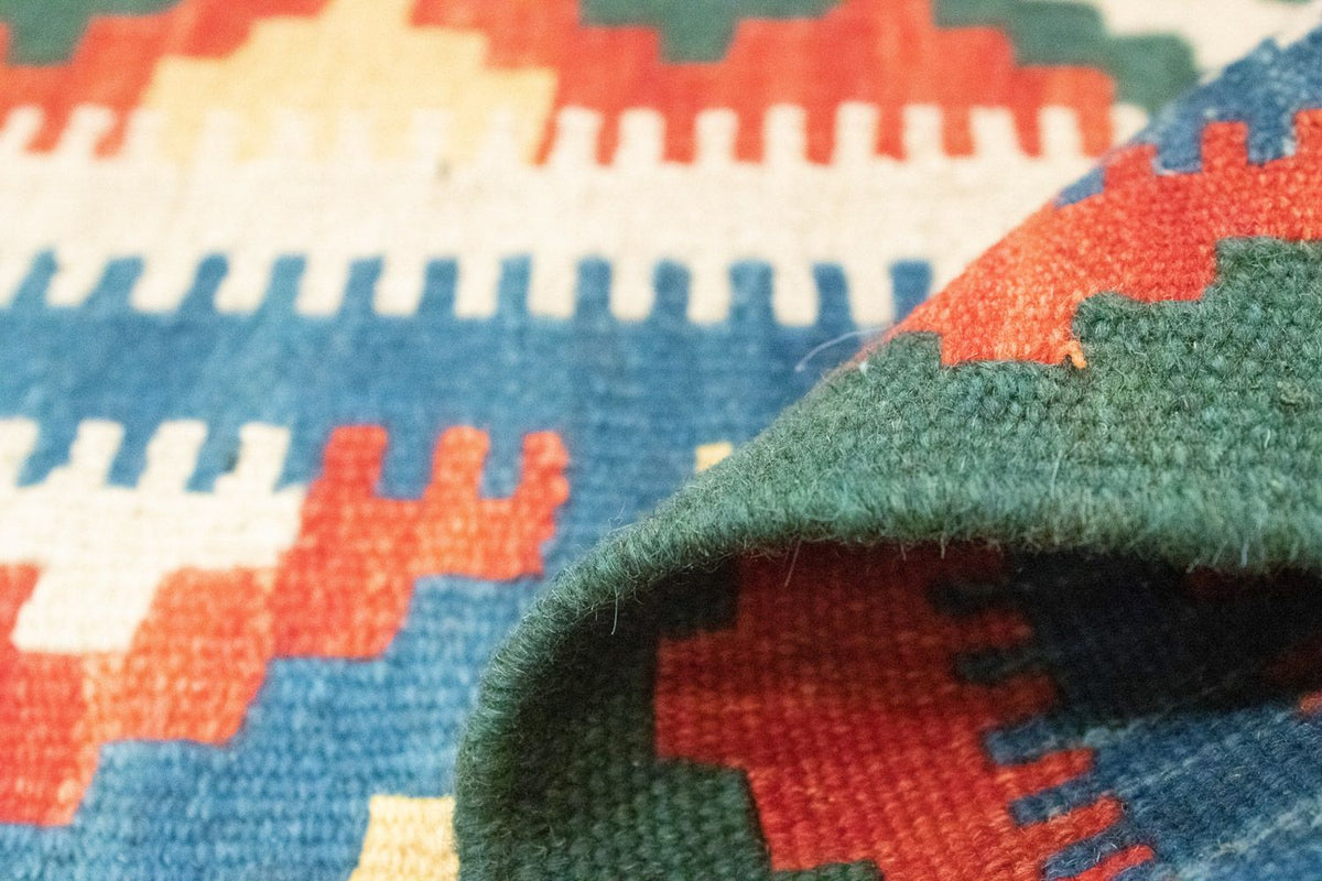 Tapis Kelim - Oriental - 200 x 147 cm - bleu