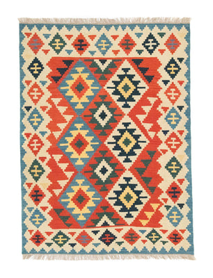 Tapis Kelim - Oriental - 203 x 150 cm - orange