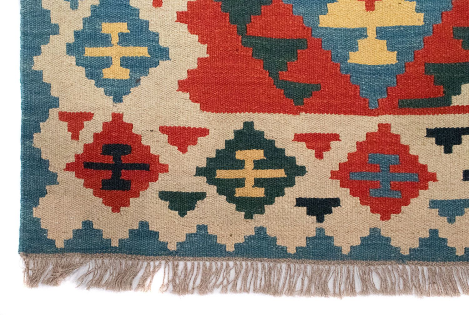 Tapis Kelim - Oriental - 203 x 150 cm - orange
