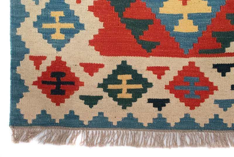 Tapis Kelim - Oriental - 203 x 150 cm - orange