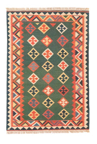 Tapis Kelim - Oriental - 217 x 148 cm - vert