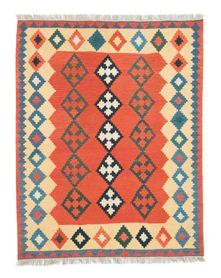 Tapis Kelim - Oriental - 200 x 150 cm - orange