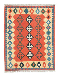 Tapis Kelim - Oriental - 200 x 150 cm - orange