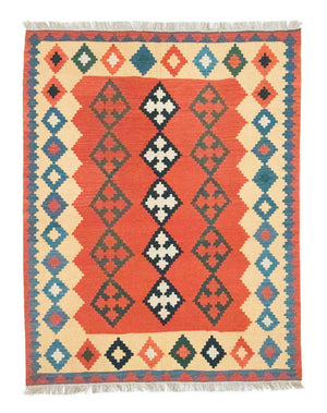 Tapis Kelim - Oriental - 200 x 150 cm - orange