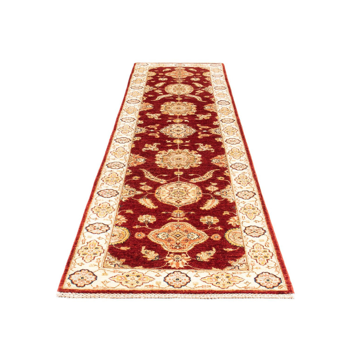 Tapis de couloir Tapis Ziegler - 299 x 80 cm - rouille