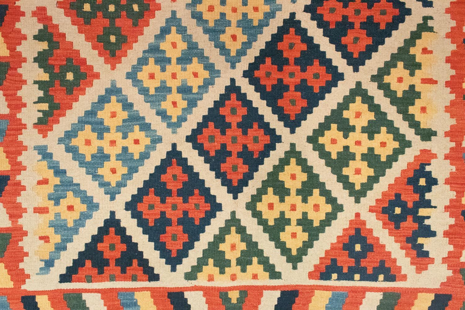 Tapis Kelim - Oriental - 205 x 157 cm - orange