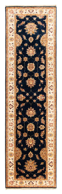 Tapis de couloir Tapis Ziegler - 298 x 81 cm - bleu foncé