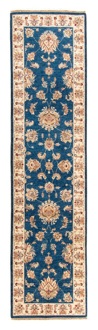 Tapis de couloir Tapis Ziegler - 302 x 82 cm - bleu foncé