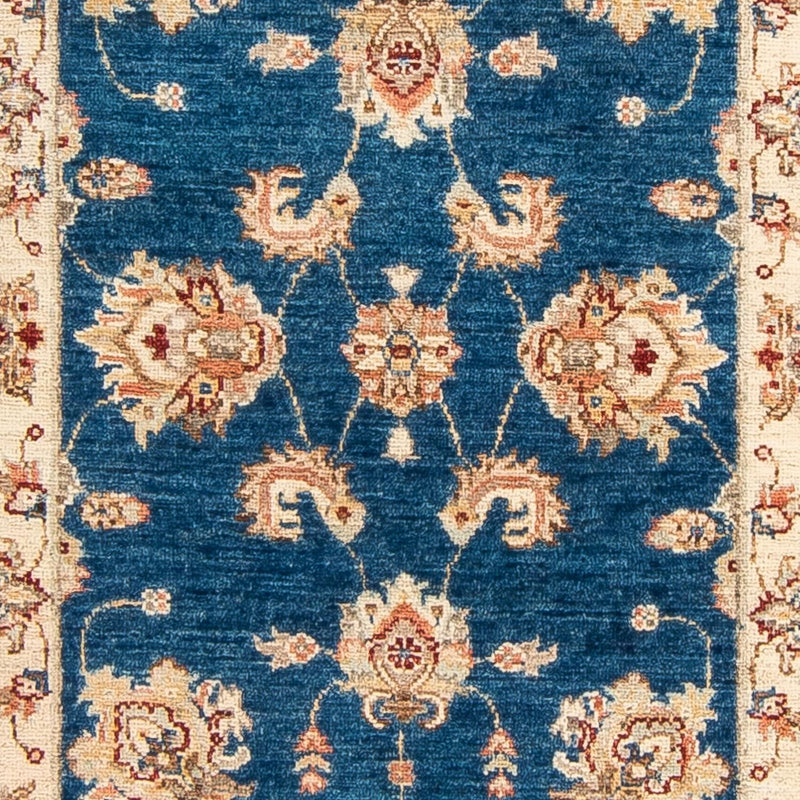 Tapis de couloir Tapis Ziegler - 302 x 82 cm - bleu foncé