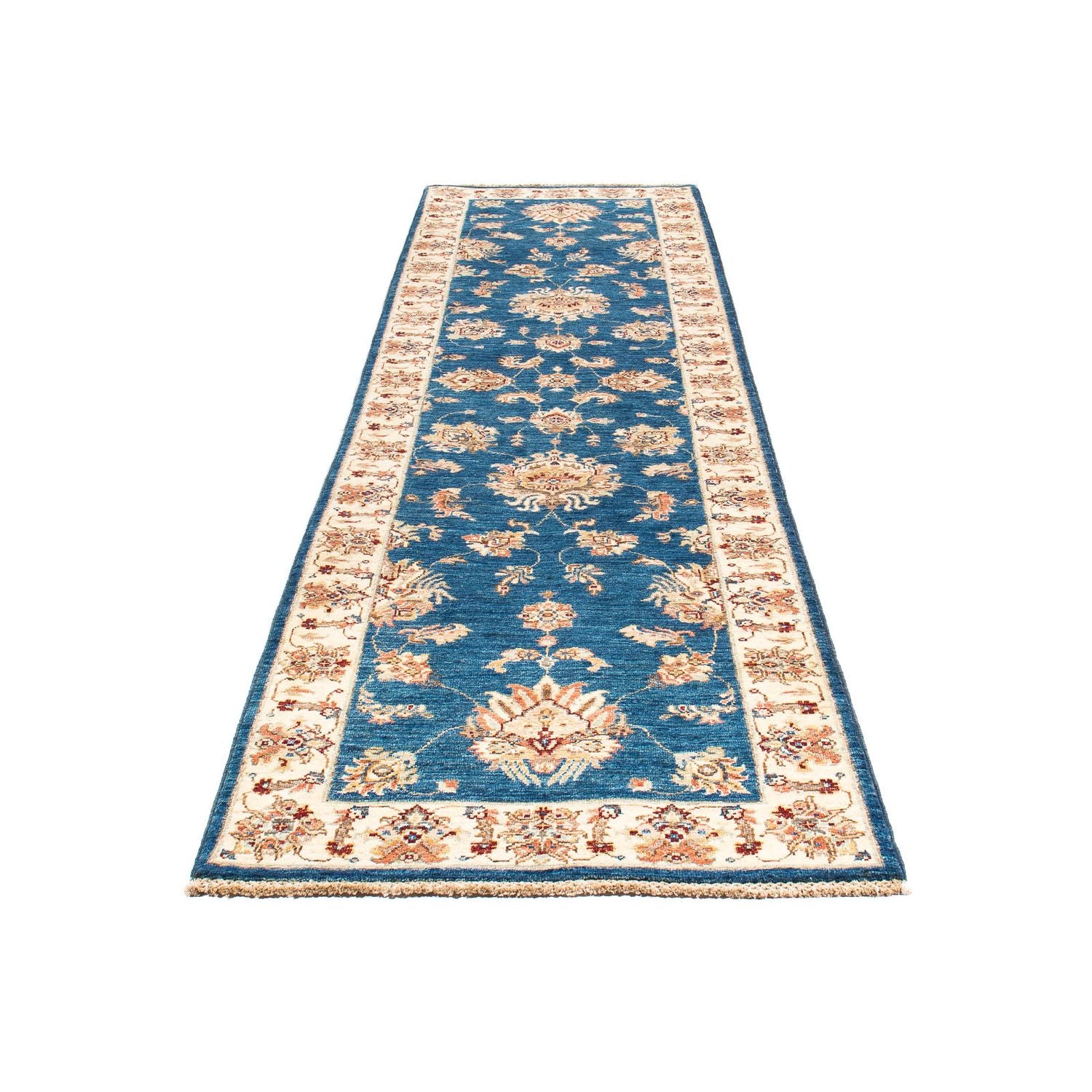 Tapis de couloir Tapis Ziegler - 303 x 84 cm - bleu foncé