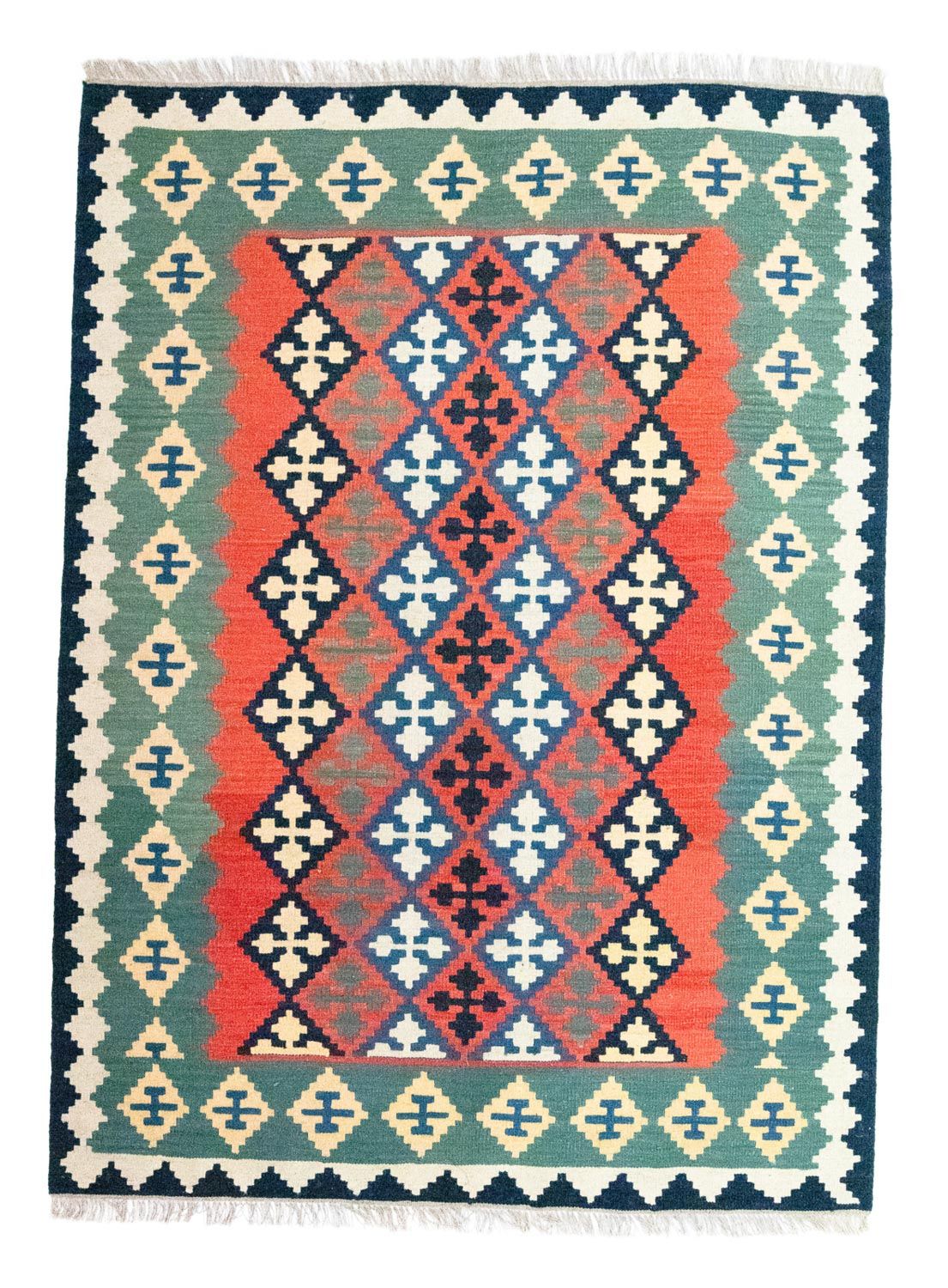Tapis Kelim - Oriental - 202 x 150 cm - orange