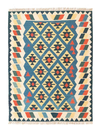 Tapis Kelim - Oriental - 205 x 156 cm - bleu