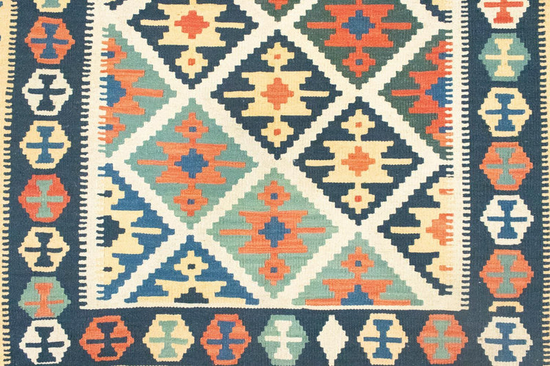 Tapis Kelim - Oriental - 187 x 126 cm - bleu