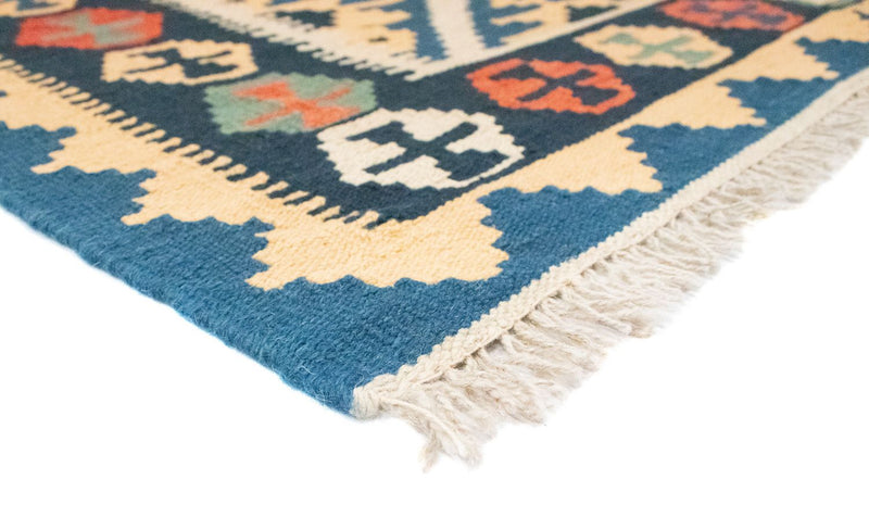 Tapis Kelim - Oriental - 187 x 126 cm - bleu