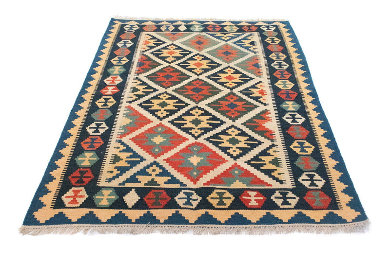 Tapis Kelim - Oriental - 187 x 126 cm - bleu