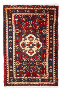 Tapis persan - Nomadic - 81 x 60 cm - rouge foncé