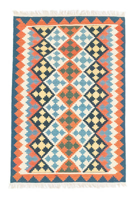 Tapis Kelim - Oriental - 174 x 117 cm - bleu