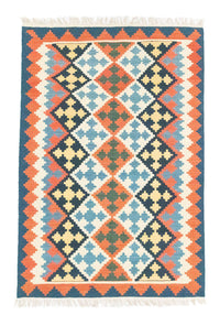 Tapis Kelim - Oriental - 174 x 117 cm - bleu