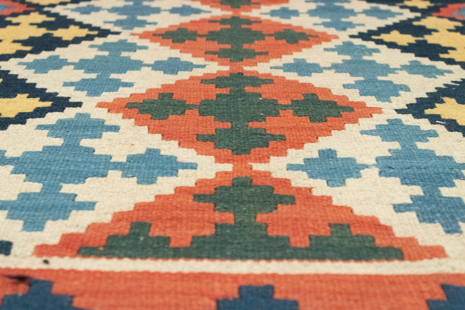Tapis Kelim - Oriental - 174 x 117 cm - bleu
