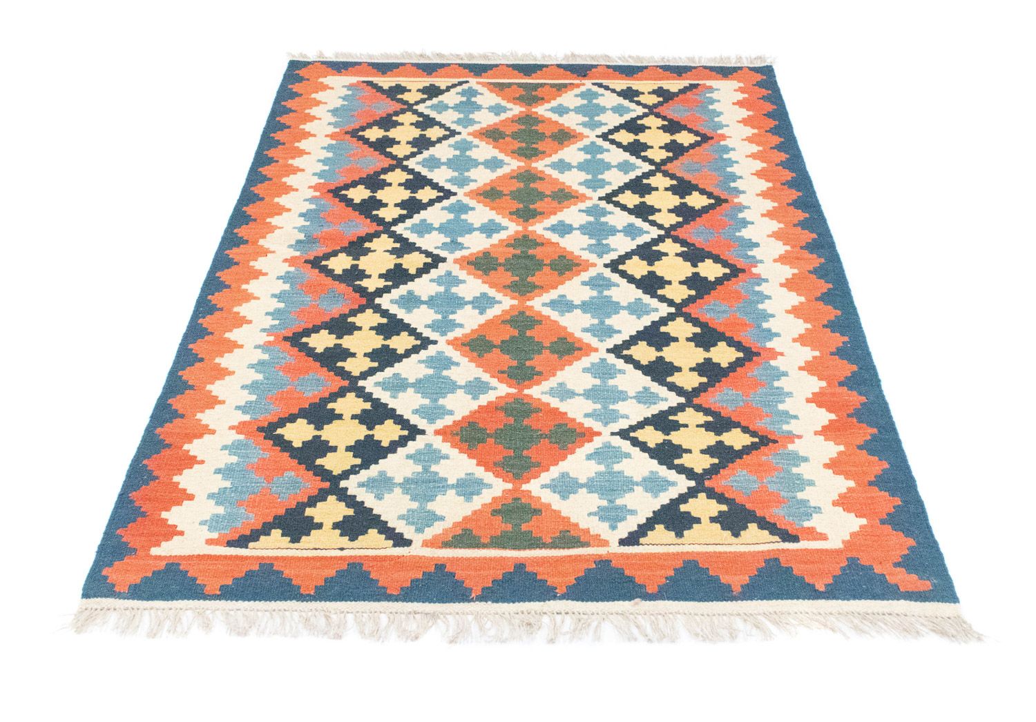 Tapis Kelim - Oriental - 174 x 117 cm - bleu