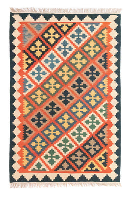 Tapis Kelim - Oriental - 186 x 119 cm - orange