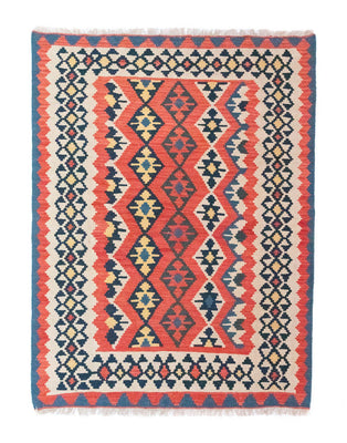 Tapis Kelim - Oriental - 174 x 128 cm - rouge