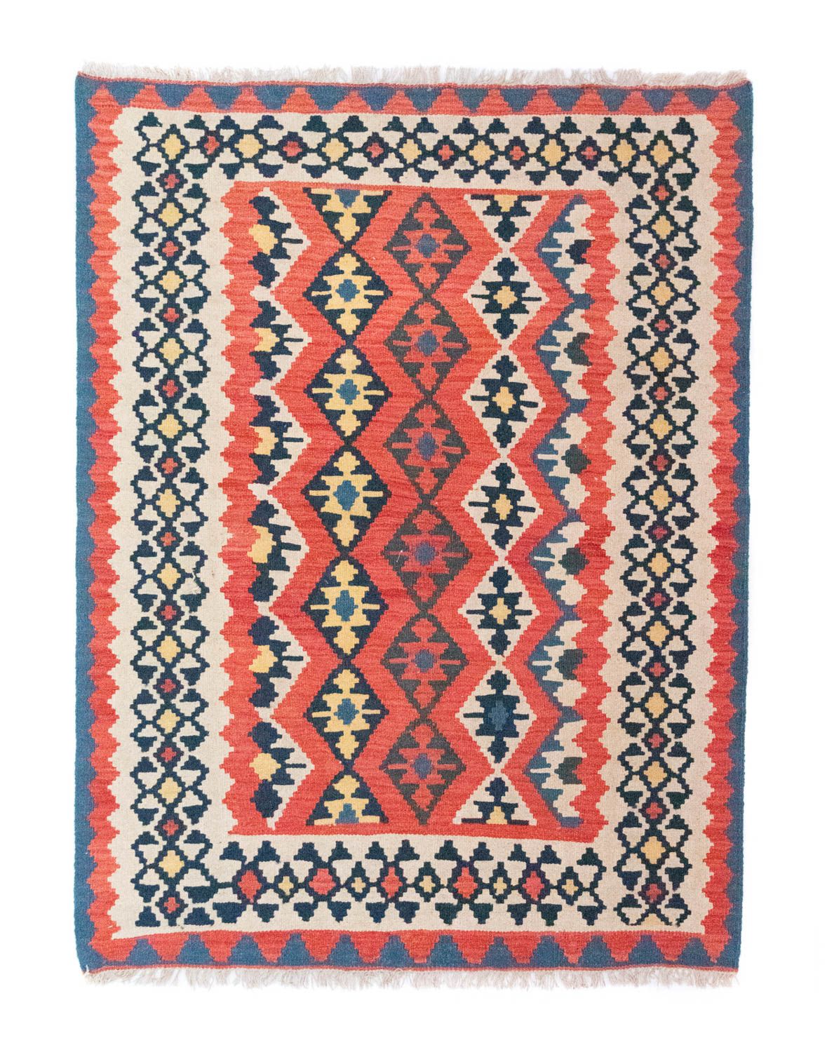 Tapis Kelim - Oriental - 174 x 128 cm - rouge