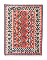 Tapis Kelim - Oriental - 174 x 128 cm - rouge