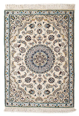 Tapis persan - Nain - Royal - 130 x 88 cm - beige
