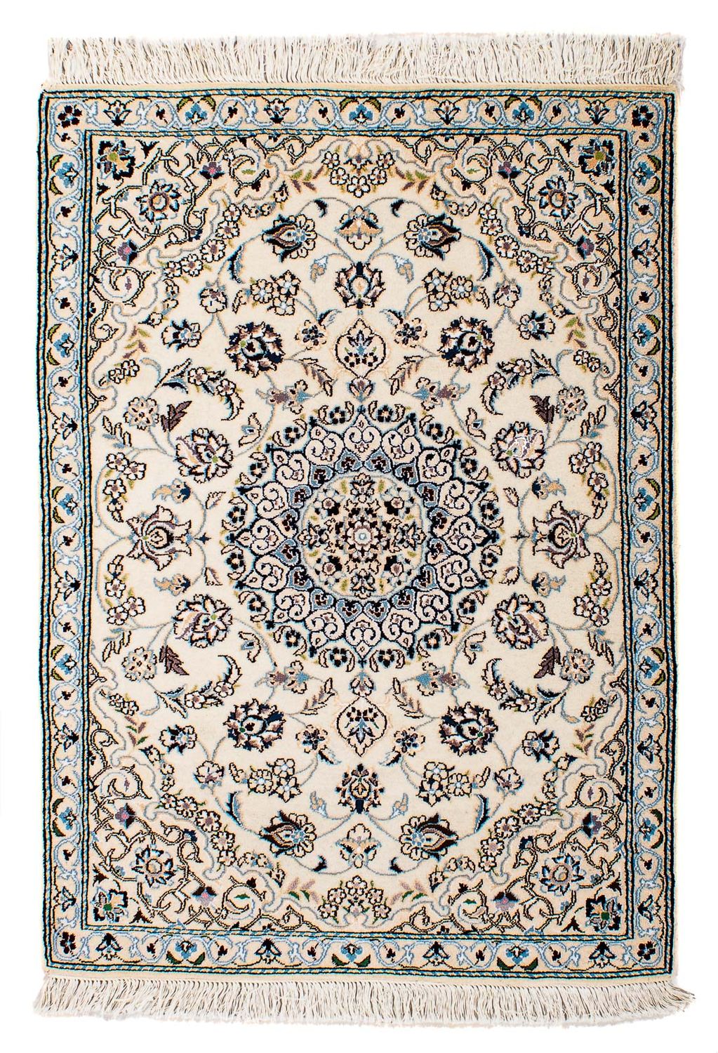 Tapis persan - Nain - Royal - 130 x 88 cm - beige