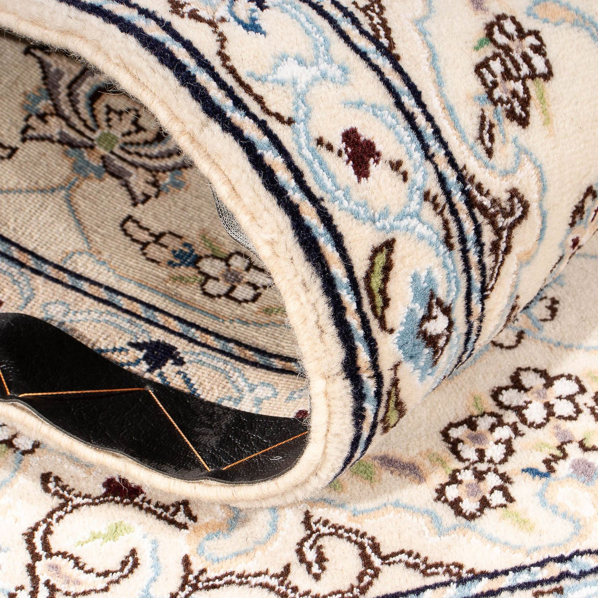 Tapis persan - Nain - Royal - 130 x 88 cm - beige