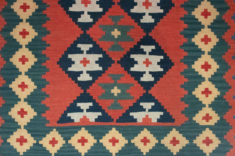 Tapis Kelim - Oriental - 184 x 120 cm - orange