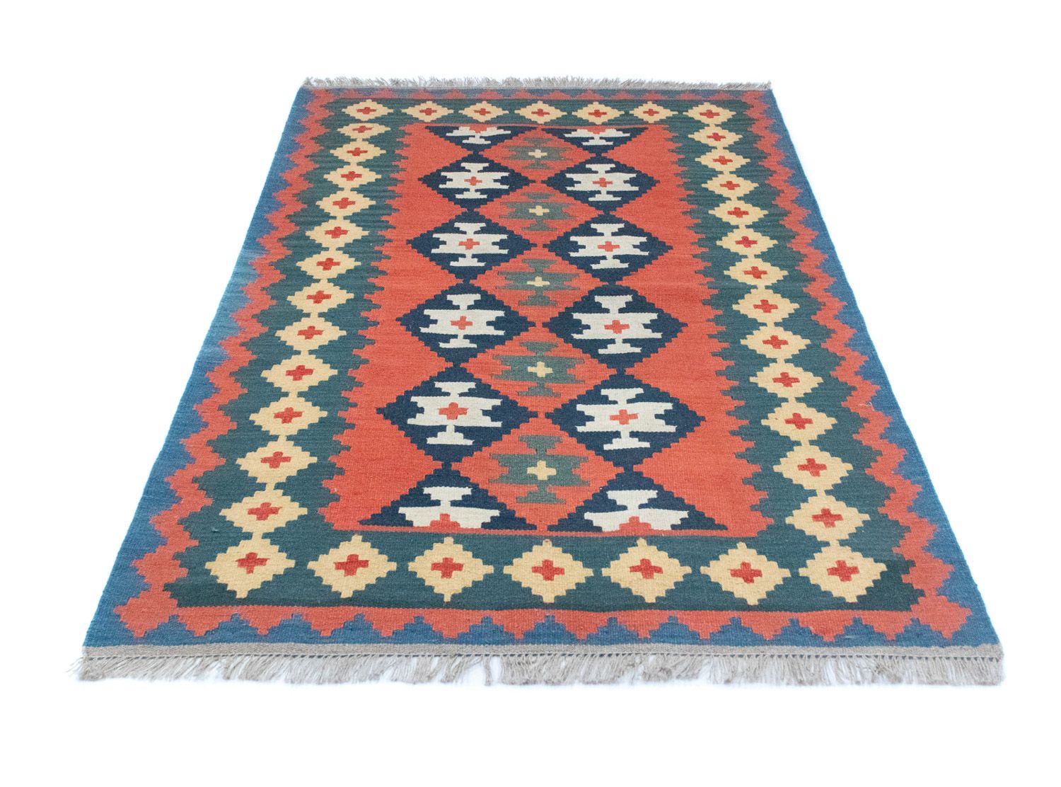 Tapis Kelim - Oriental - 184 x 120 cm - orange