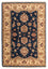 Tapis Ziegler - 122 x 83 cm - bleu foncé
